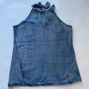 Denim Halter Top